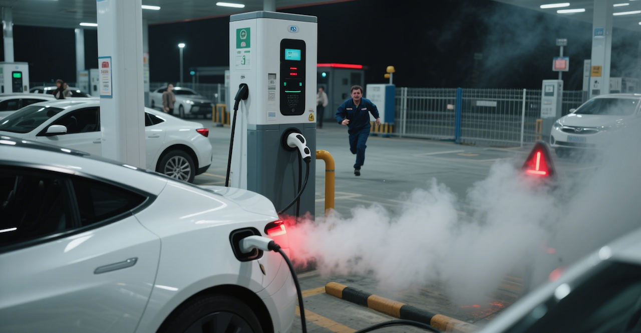 充电站智能化升级方案——智能监控守护每一次充电！