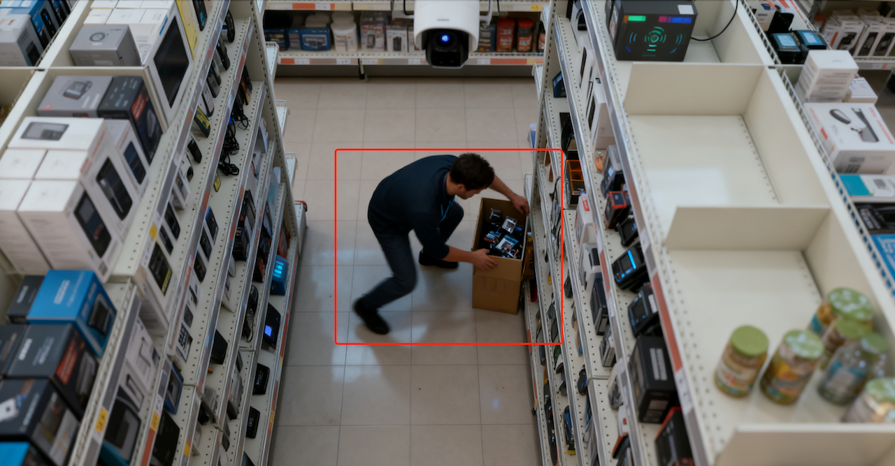 仓库智能AI 视觉监控系统：识别偷盗 + 操作违规