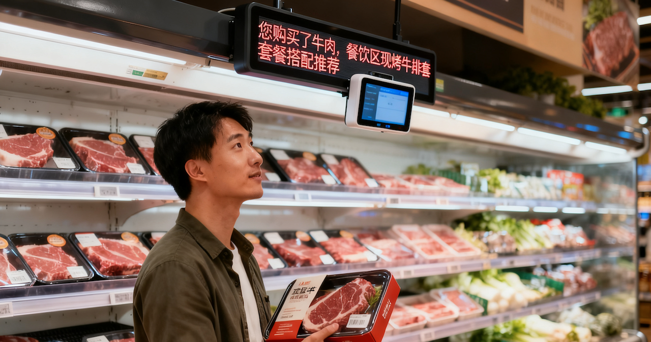 商超餐饮综合体 AI 联动系统：库存共享率 41%，客流转化翻倍