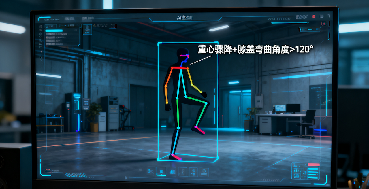 门店顾客安全监控 AI 卫士：AI 跌倒防护系统