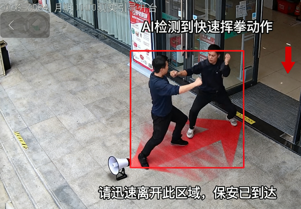 智能冲突和打斗防控预警系统：AI暴力检测 + 三级响应